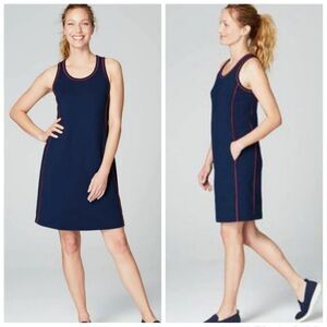 NWT|J.Jill Fit Blue Tennis Dress, MEDIUM PETITE